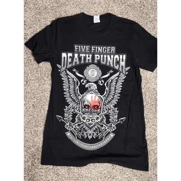 Five Finger Death Punch Graphic T Shirt Tour 2020 Small - Picture 1 of 4